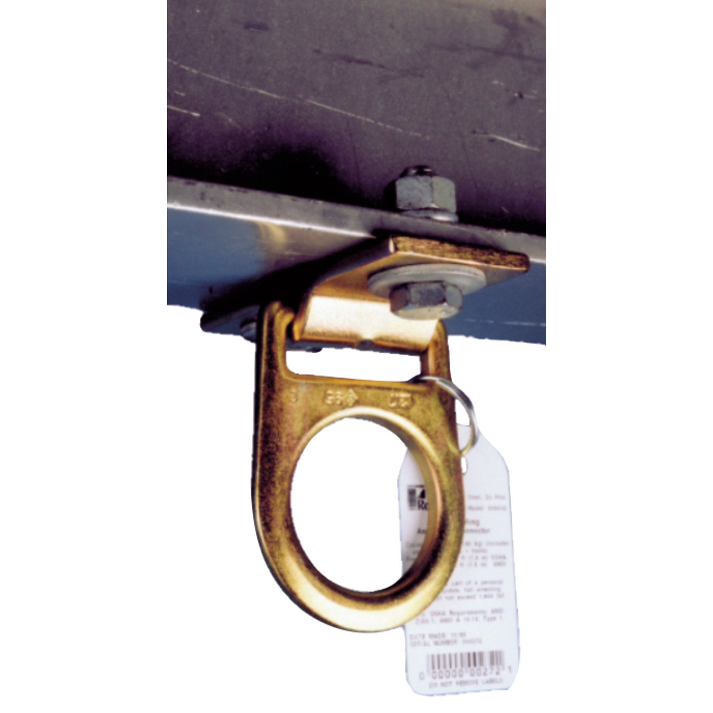 D-Plate Anchorage Connector, Zinc-plated Steel